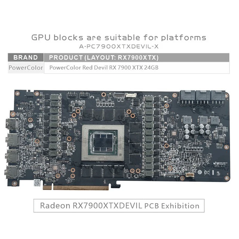 Bykski A-PC7900XTXDEVIL-X GPU- - Rx 7900 Xtx 24Gb Video Card recensie en prijs