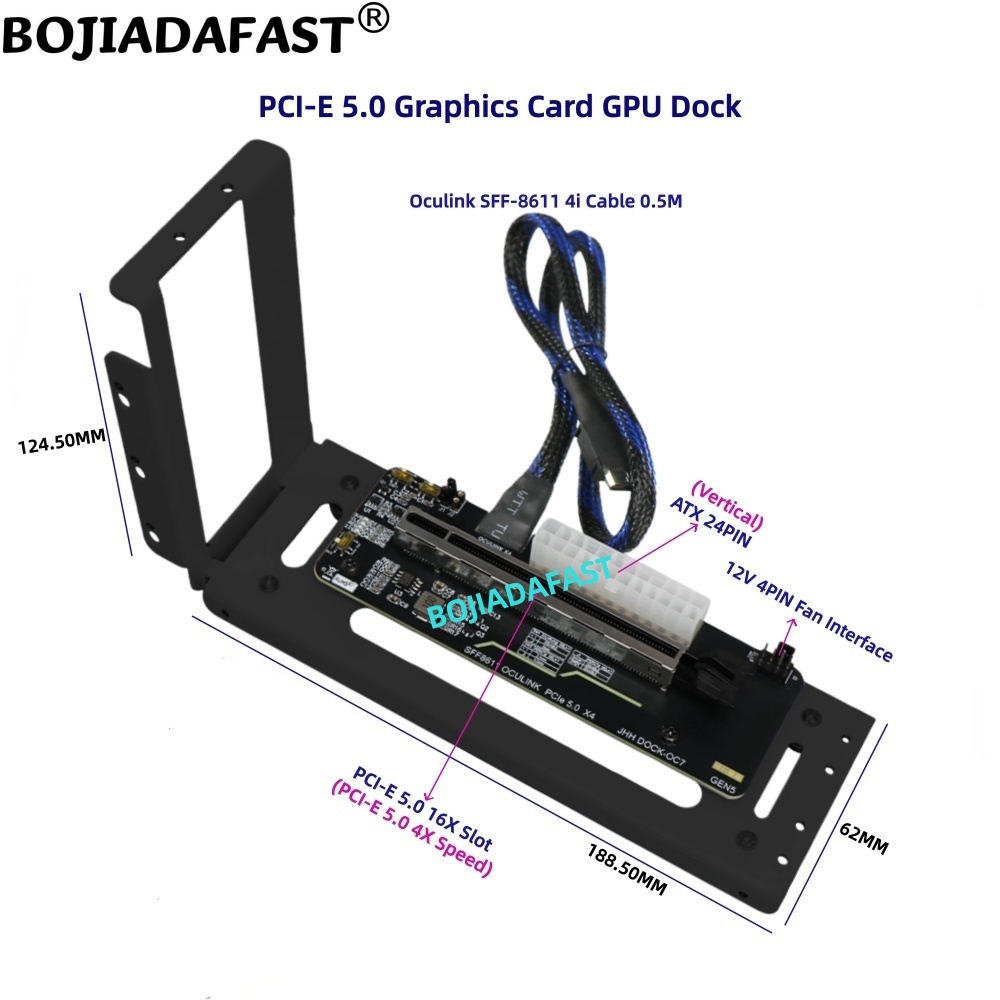 PCI-E 5.0 X4 OCuLink Externe G - Oculink Egpu Dock Graphics Card recensie en prijs