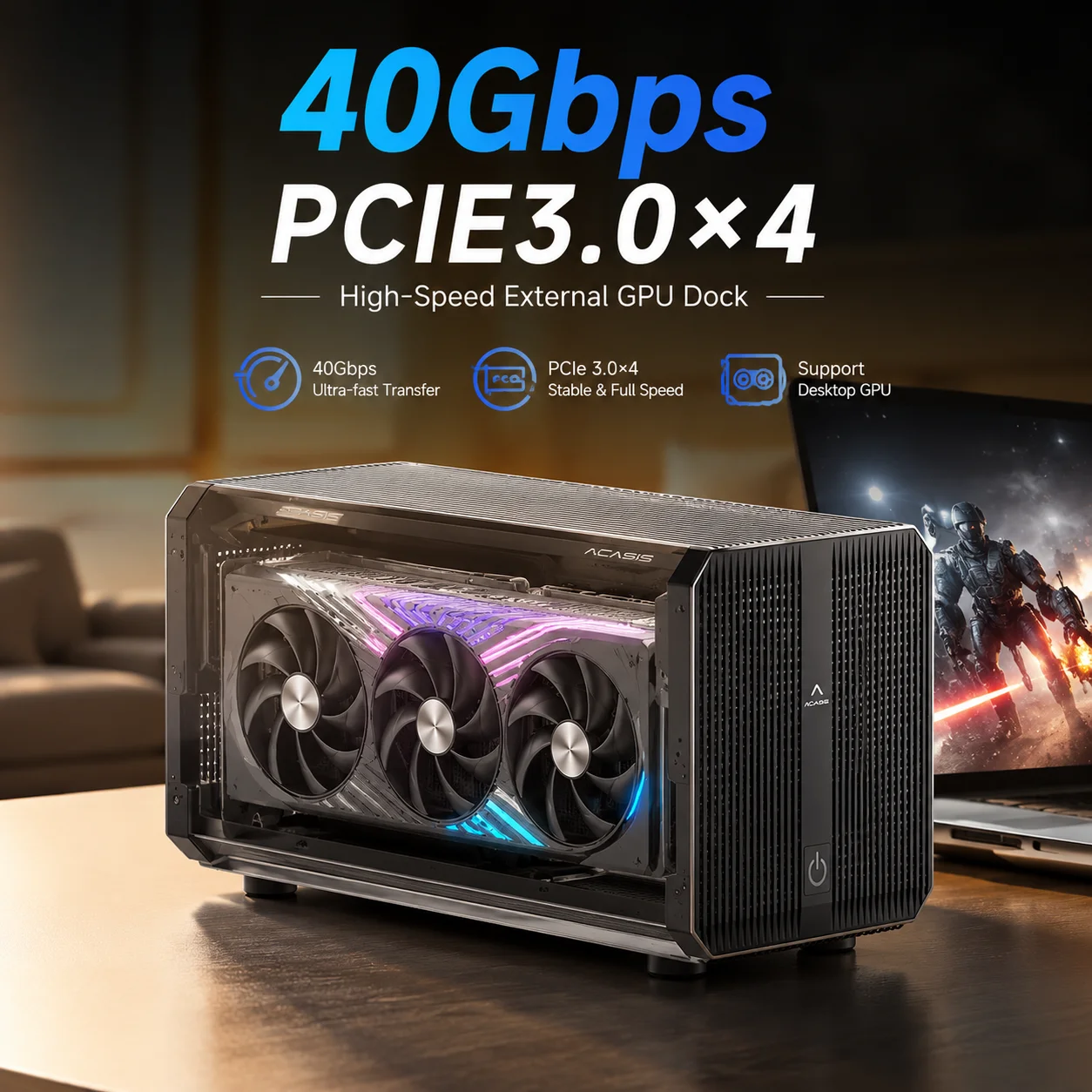 Acasis 40Gbps eGPU-behuizing m - Thunderbolt 4 External Gpu Enclosure recensie en prijs