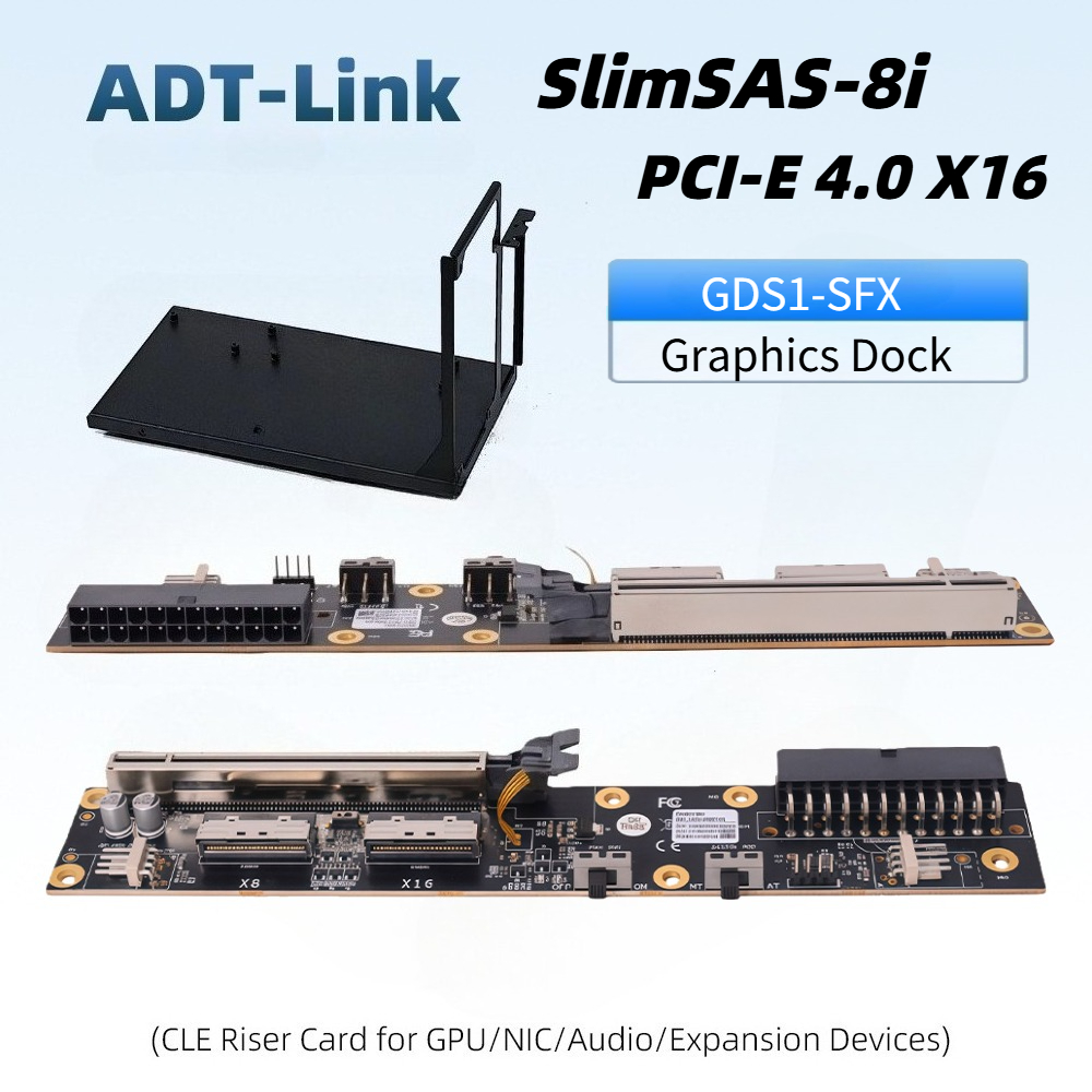 Dual SlimSAS 8i Graphics GPU D - Oculink Egpu Dock Graphics Card recensie en prijs
