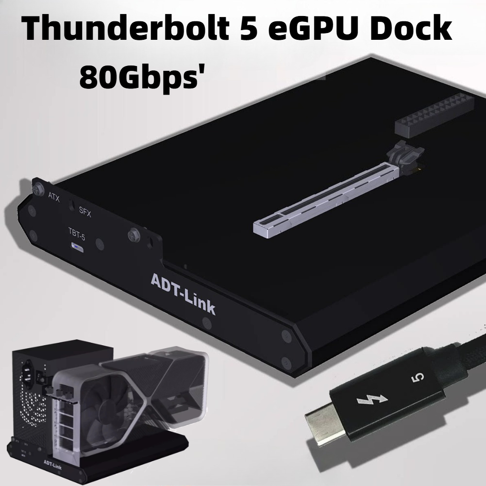 ADT Thunderbolt-5/4/3 Externe  - Thunderbolt 4 External Gpu Enclosure recensie en prijs